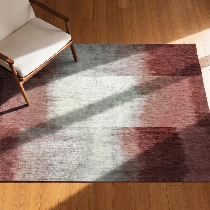 Abstract Recycled P.E.T Jacquard Indoor / Outdoor Area Rug, Rectangle 280 x 390 cm