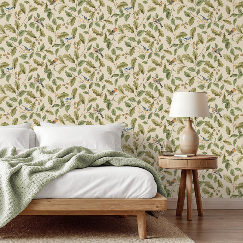 Oakleigh Trail Luxury Textured Wallpaper, Natural