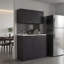 Ensemble d'armoires de cuisine et de buanderie avec évier utilitaire, armoire murale supérieure et armoire de rangement Ashura 2 pièces Ashura-68816136