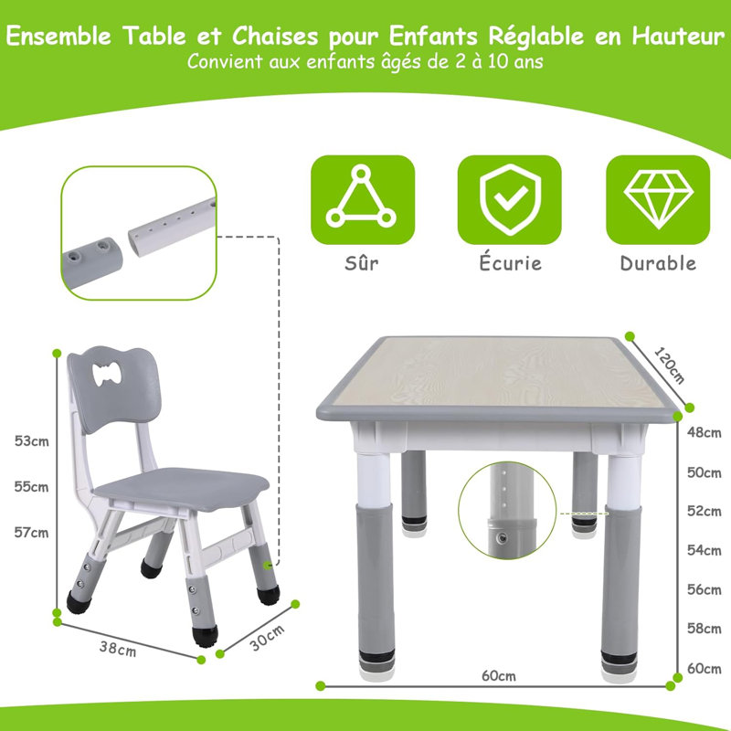 Rosemount Kids and Chair Set