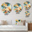 Horloge murale artistique à motif artistique «Tell And Black»-101233925