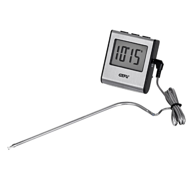 Gefu Stainless Steel Tempere Digital Oven Thermometer - Silver