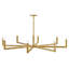 Ezra 8 - Light Steel Dimmable Chandelier-1048700612