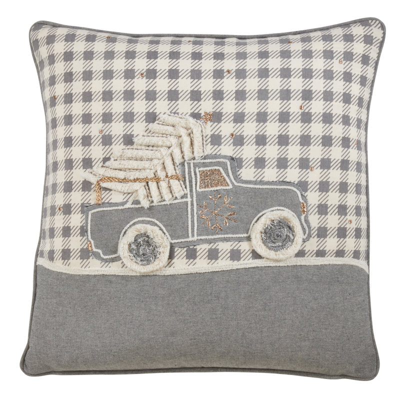 Tamora Christmas Collection Cotton Throw Pillow, Pillow Cover Only - No Insert