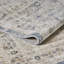 Tapis oriental bleu / crème en polypropylène tissé à la machine Aldolfo-554228740