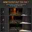 HOMCOM 41cm W Satin Black Ethanol Fire