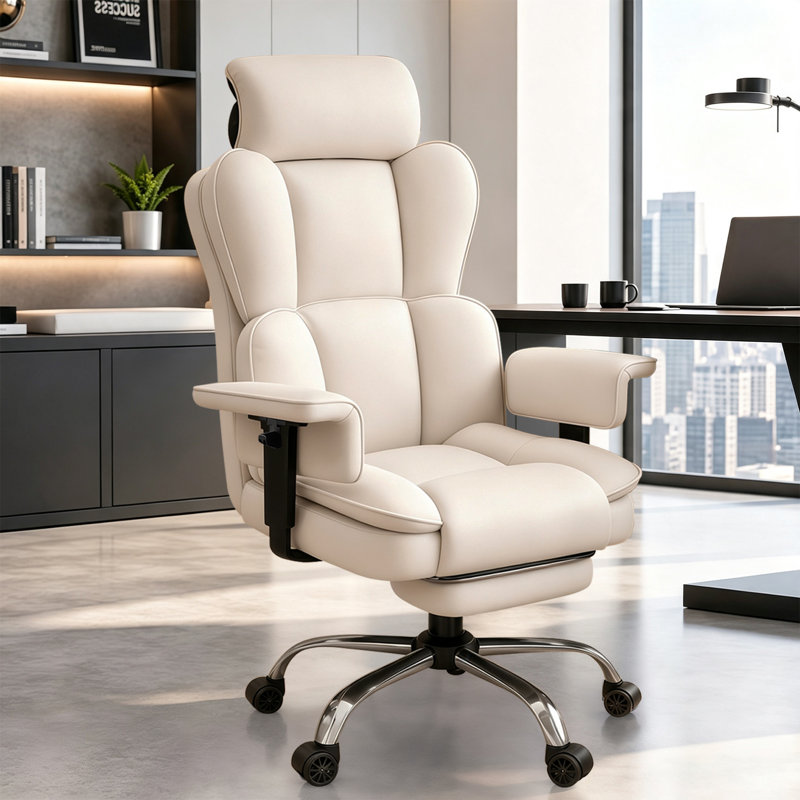 Blue Elephant Executive Chair, White
