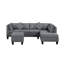 Canapé, chaise et repose-pieds rembourrés 104,5 po