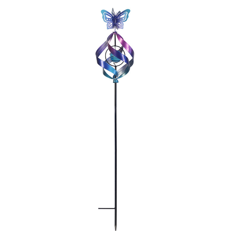 Echo Valley 4762 Windweaver Solar Stake - Butterfly