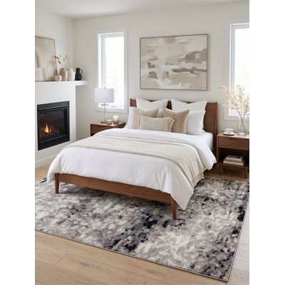 Nubia Area Rug in Gray