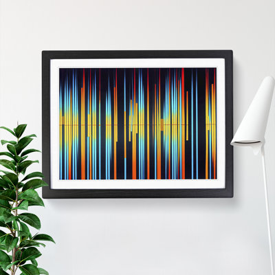 Audio Equalizer Abstract Art Vol.6 - Single Picture Frame Print