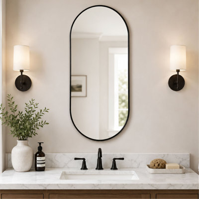 Cadre en PVC miroir 16 po x 36 po
