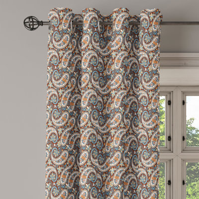 Sateen Blackout Curtains / Drapes Single Panel