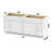 72'' Double Bathroom Vanity Base Only-101983292
