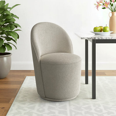 Lynn Upholstered Swivel Dining Chair