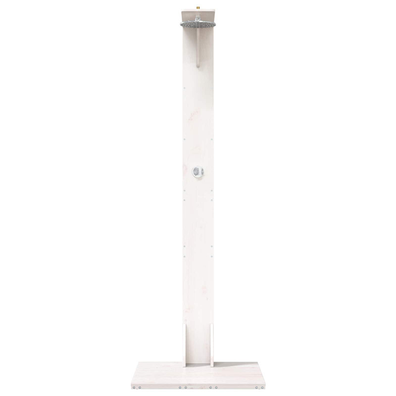 Outdoor Shower and Footwash Spout, White Oak