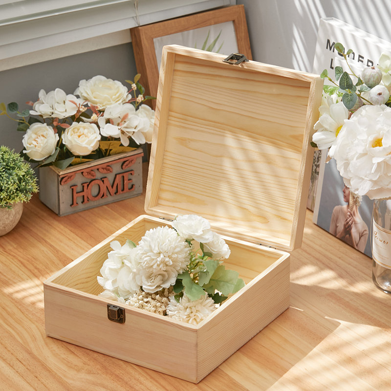 Rebrilliant Solid Wood Storage Tub & Tote