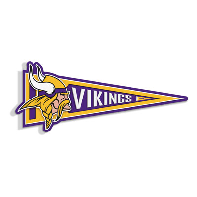 NFL Minnesota Vikings Pennant Sign