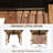 10x11 Ft Cedar Hardtop Wood Gazebo With Metal Steel Roof Panels - Permanent Outdoor Pavilion For Garden, Patio & Deck, Backyard & Lawn