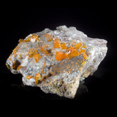 Wulfenite - Red Cloud Mine, Arizona