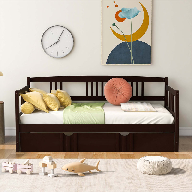 Lit de jour polyvalent avec lit gigogne pour vous détendre, économiser de l'espace et dormir confortablement dans n'importe quel décor.