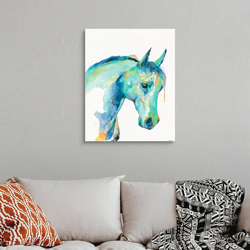 "River I" par Jessica Mingo, reproduction d’art sur toile, Toile tendue, H 30 po x l 24 po x P 1,25 po