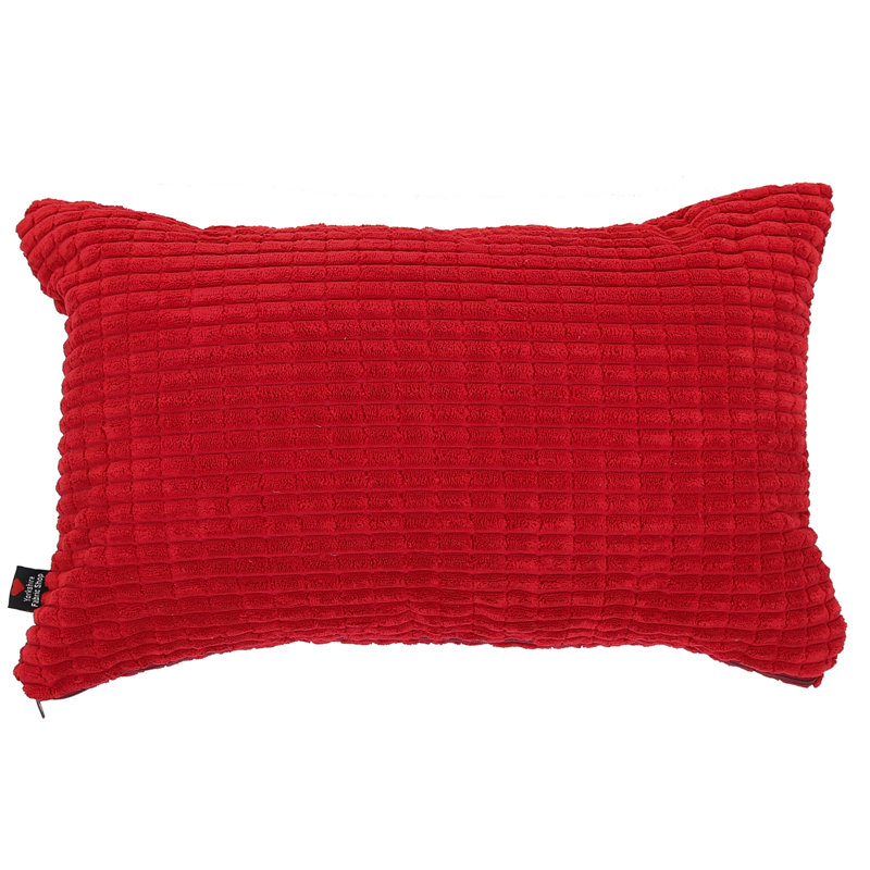 Alston Rectangular Throw Cushion, Red