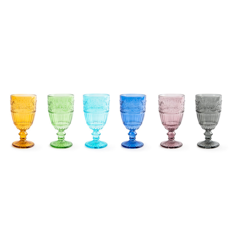 Country Flower 350ml Goblet Set