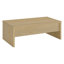 Ensemble table basse et table d'appoint Parker en chêne clair (2 pièces) avec plateau relevable