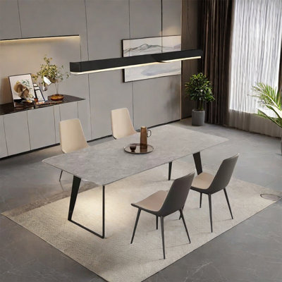 Italian style minimalist dining table sets