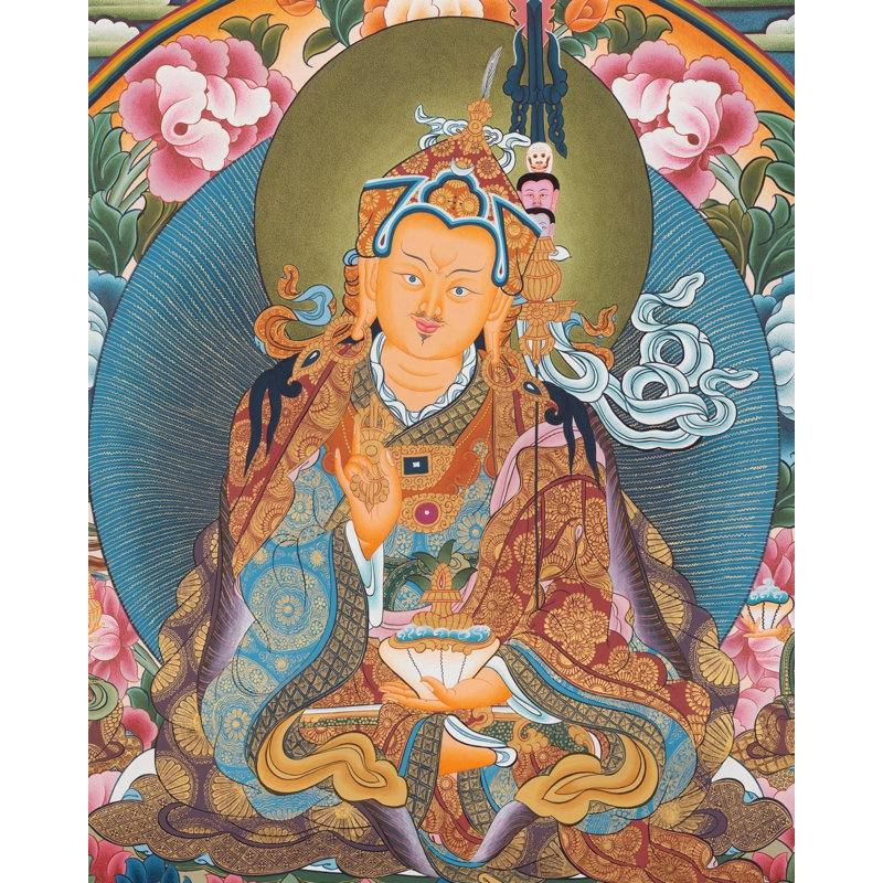 Gurang Rinpoché's 8 Manifpration (Brocadeless Thangka)