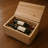 Loon Peak® Solid Wood Decorative Bin, Fragile Gift Shipping & Storage Case （Set of 2)
