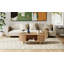 Oval Fluted Coffee Table