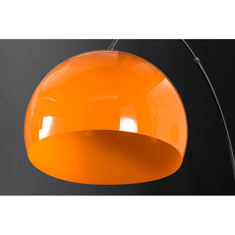 Ioanna 205cm Arched Floor Lamp, Orange