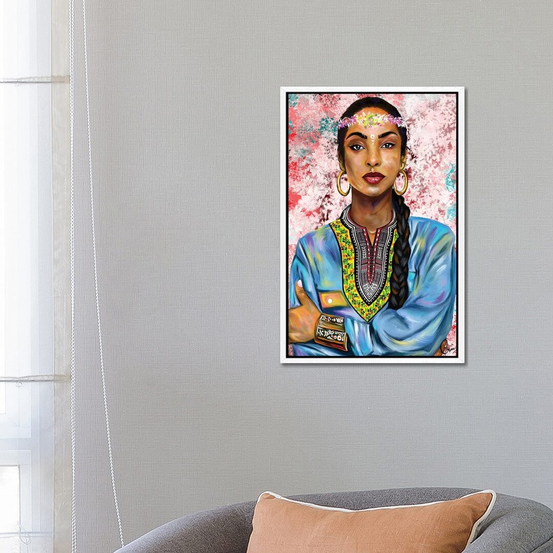 Leinwandbild - Grafikdruck „Sade Adu” von Crixtover Edwin