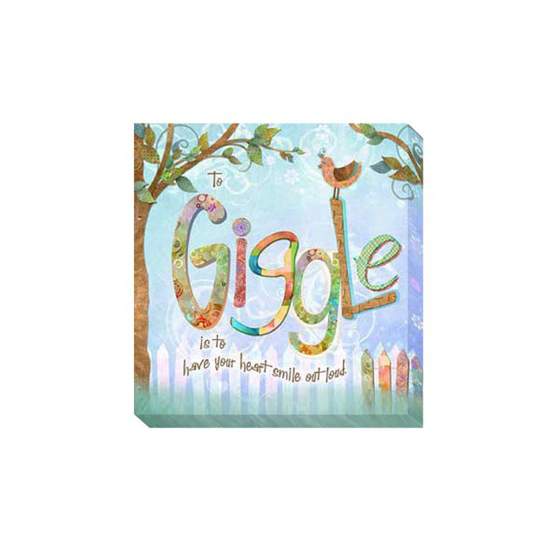 « giggle » par connie haley, impression sur toile tendue