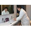 Peignoir coth châle relaxe 100% coton terry