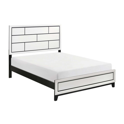 Lit double moderne en bois