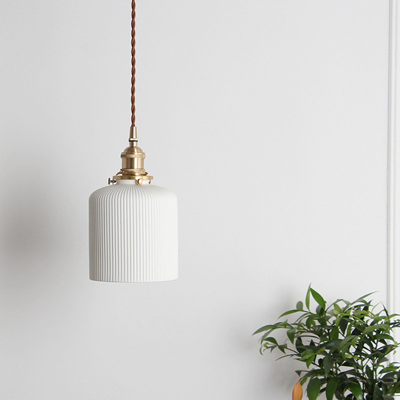 1 - Light White Single Pendant