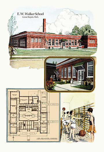 « e.w. walker school » par geo e. miller