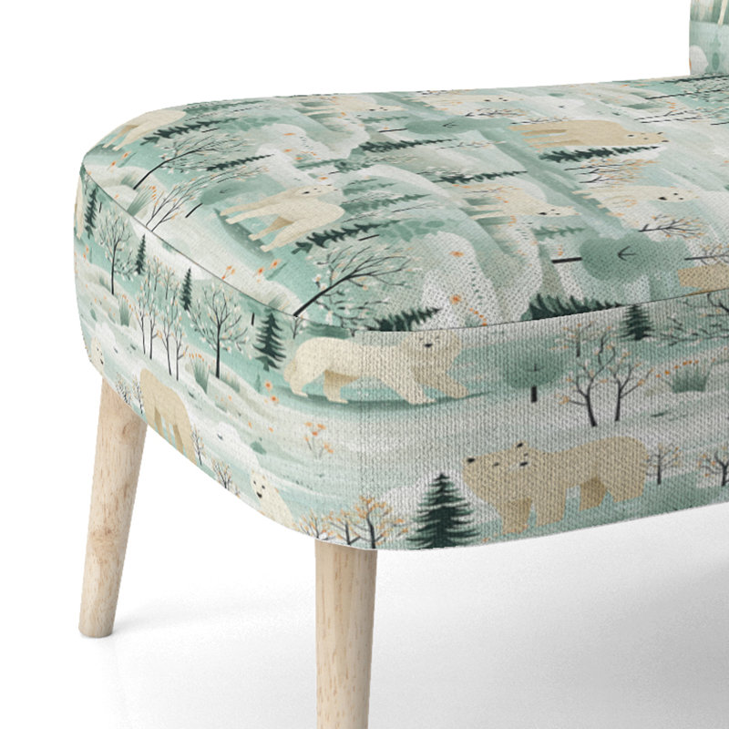 Chaise d'appoint décontractée rembourrée Essential