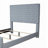 Tenneset Chenille Upholstery Bed in Light Teal-1719124531