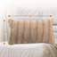 Housse et coussin rectangulaire imitation fourrure Swampscott-1780218670