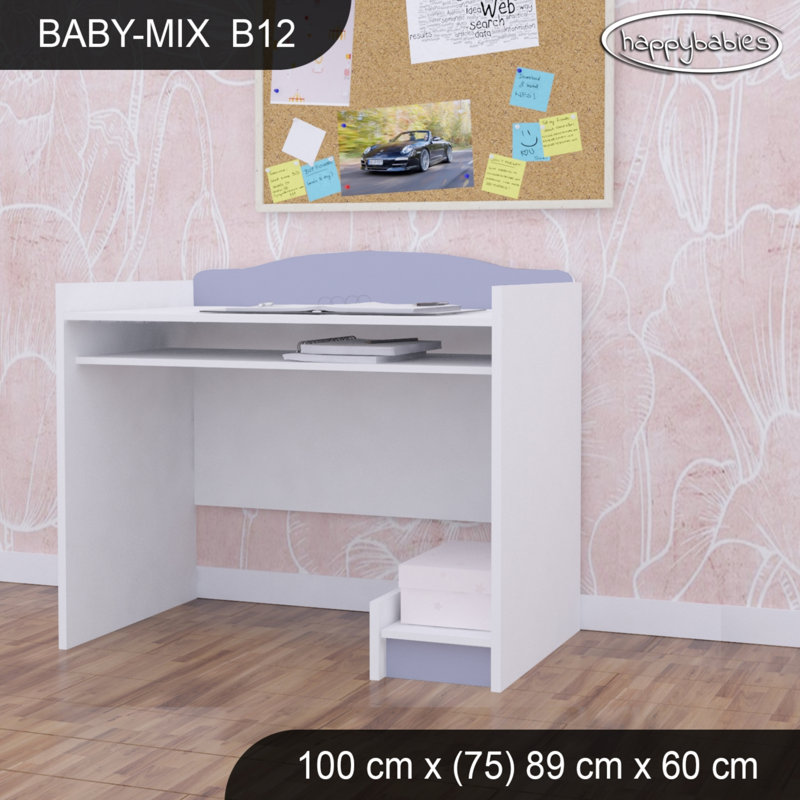 100cm Computer Desk, Grey