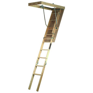 12" Wood Folding Attic Ladder