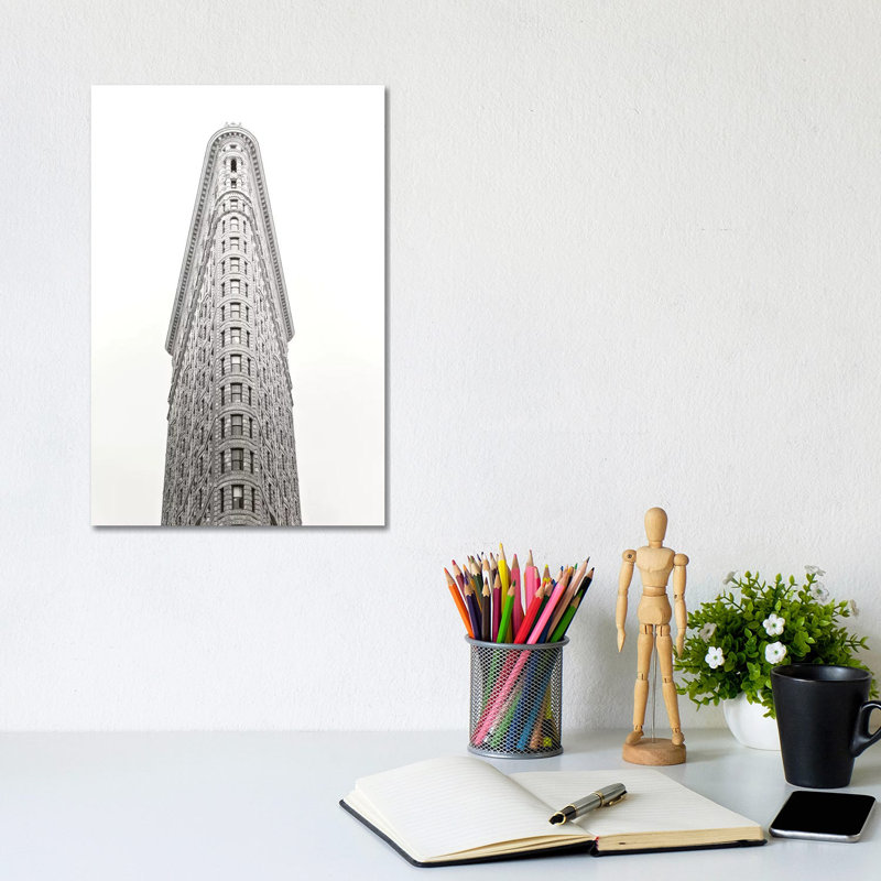 The Flatiron by Ann Hudec - Wrapped Canvas Print, 20.32 cm H x 30.48 cm W