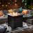 Square Fire Pit Table
