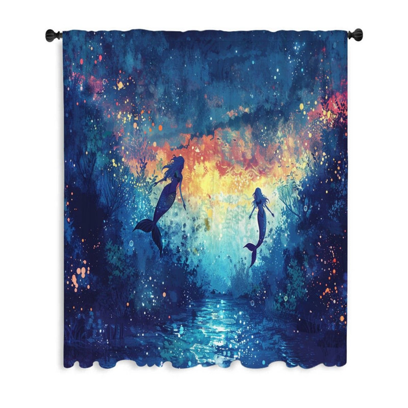 Rideau transparent en polyester Elaaf, L 50 po x L 96 po