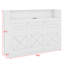 Lit escamotable simple avec bureau intégré, lumière DEL, station de charge USB-1844516292