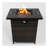 28inch Wicker Square Fire Pit Table